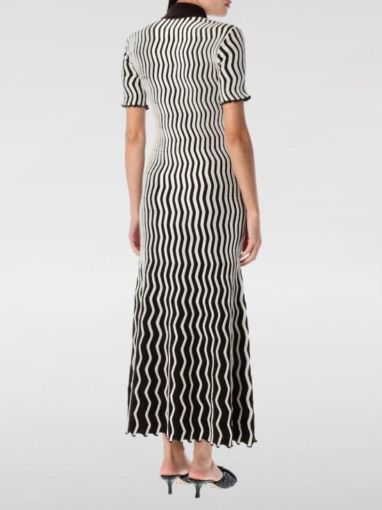 25SS 보테가베네타 롱 원피스 815015V4WL0 2200 Brown - BOTTEGA VENETA