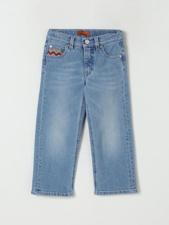 25SS [키즈] 미소니 진 MW6Q10D0004 618 Denim