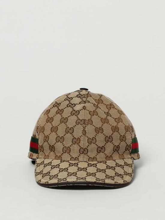 25FW 구찌 GG 웹 베이스볼 햇  200035KQWBG 9791 Beige - GUCCI