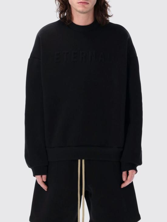 25FW 피어오브갓 긴팔 티셔츠 FGE2505141FLC 001 Black