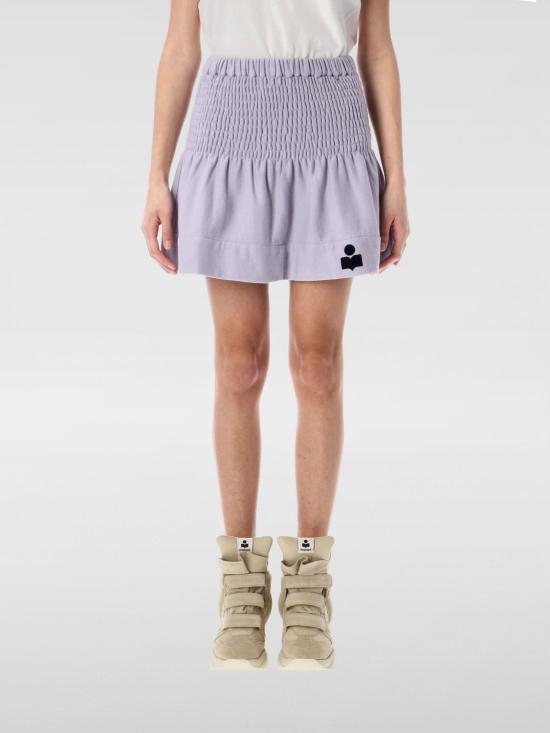 25FW 이자벨마랑에뚜왈 숏 스커트 JU0146FCA1M07E LCDN Lilac