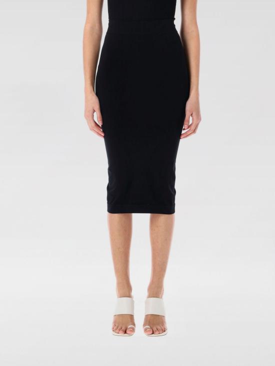 25SS 안드레아 아다모 미디 스커트 PS25254300 004 Black