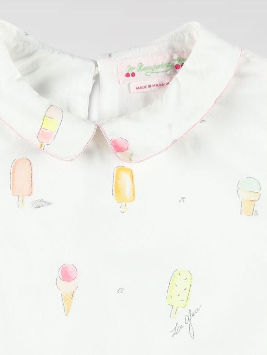 25SS [키즈] 봉쁘앙 탑 S05GBLW00035 604 White - BONPOINT