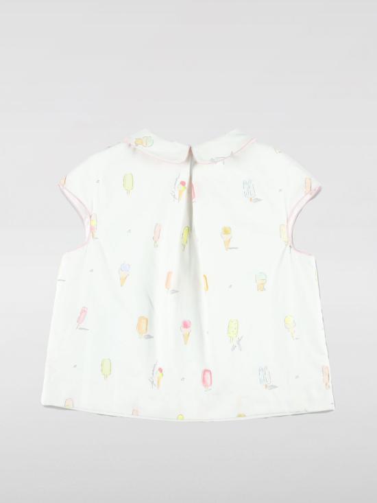 25SS [키즈] 봉쁘앙 탑 S05GBLW00035 604 White - BONPOINT