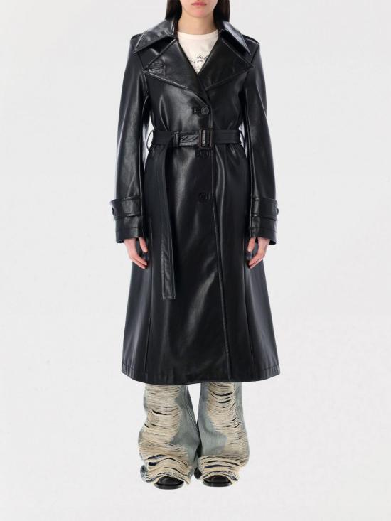 25SS 아크네 스튜디오 코트 A90646 900 Black