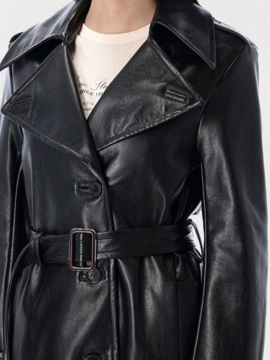 25SS 아크네 스튜디오 코트 A90646 900 Black - ACNE STUDIOS