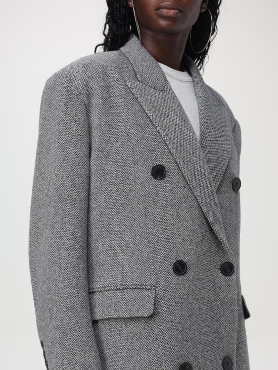 24FW 이자벨마랑에뚜왈 코트 MA0285FAB3D05E BKEC Black - ISABEL MARANT ETOILE