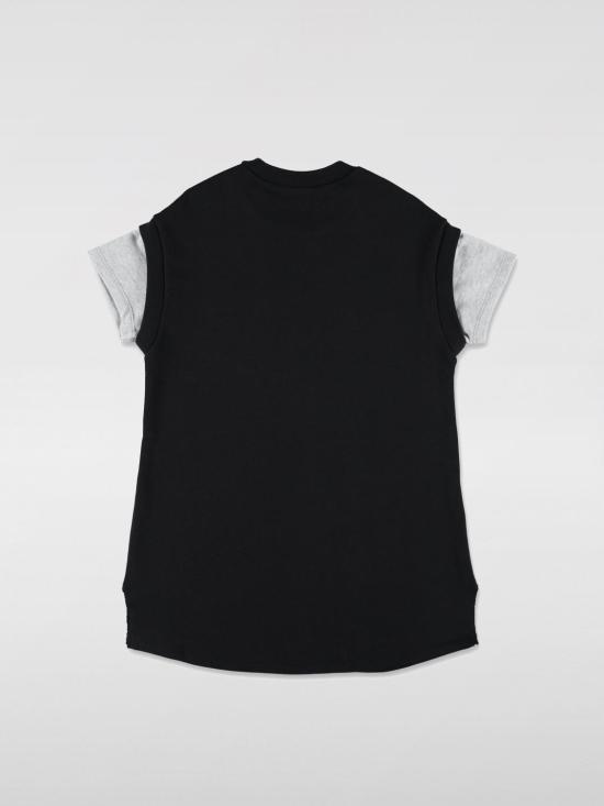 25SS [키즈] 마르니 원피스 M01447M00V3 0M900 Black - MARNI