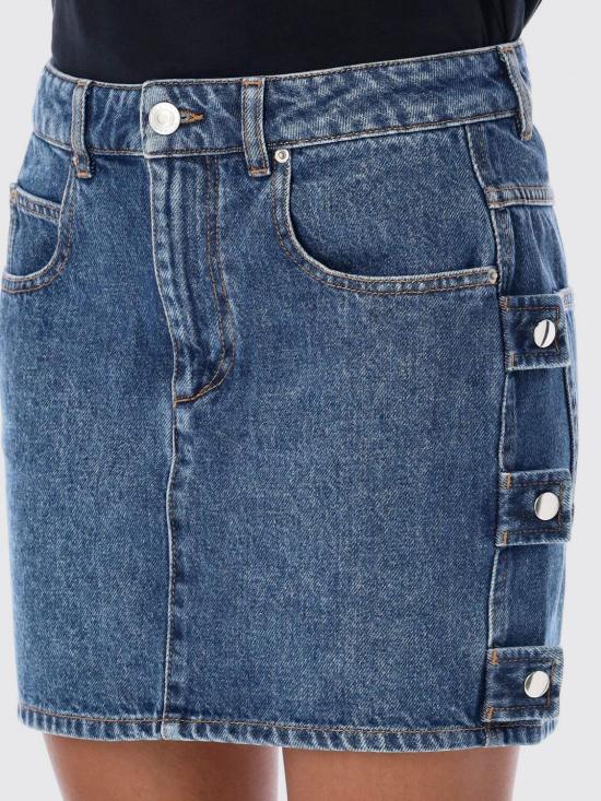 24FW 이자벨마랑에뚜왈 숏 스커트 JU0246FAB3H02E 30BU Blue - ISABEL MARANT ETOILE