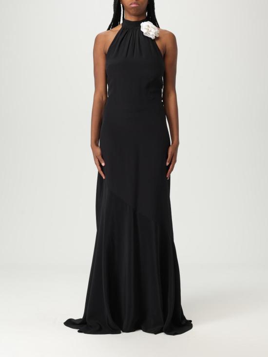 25SS 칼라거펠트 롱 원피스 A2W13016 999 Black