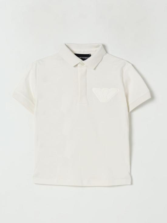25FW [키즈] 엠포리오 아르마니 폴로 셔츠 EB000372AF13218 U0003 White