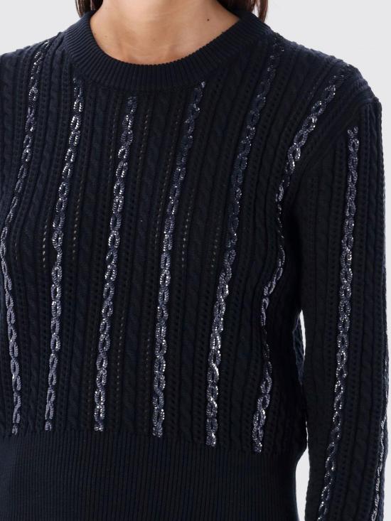 24FW 골든구스 스웨터 GWP01165P00169450486 Blue - GOLDEN GOOSE