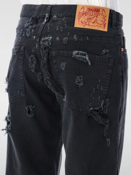 25FW 마리아노 데님 팬츠 T68020833LU33 77 Black - MAGLIANO