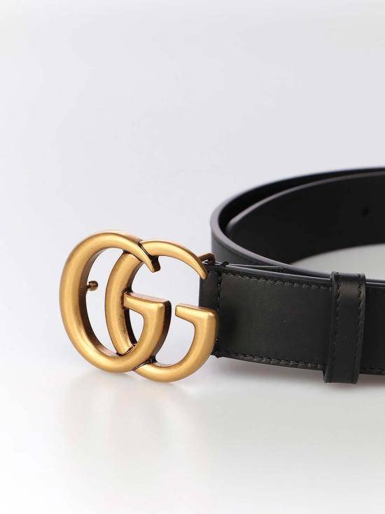 26SS 구찌 GG 마몽 씬 벨트 414516AP00T1000 - GUCCI