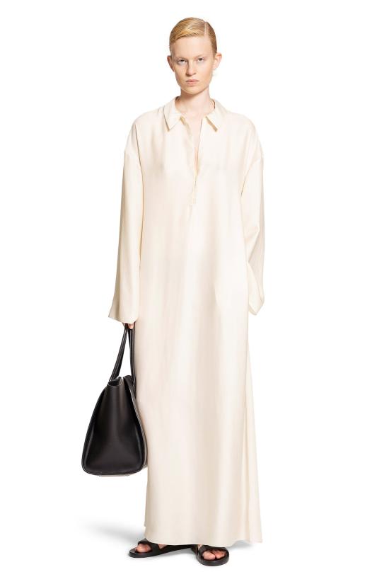  더로우 롱 원피스 8734W3673CRE Off white - THE ROW