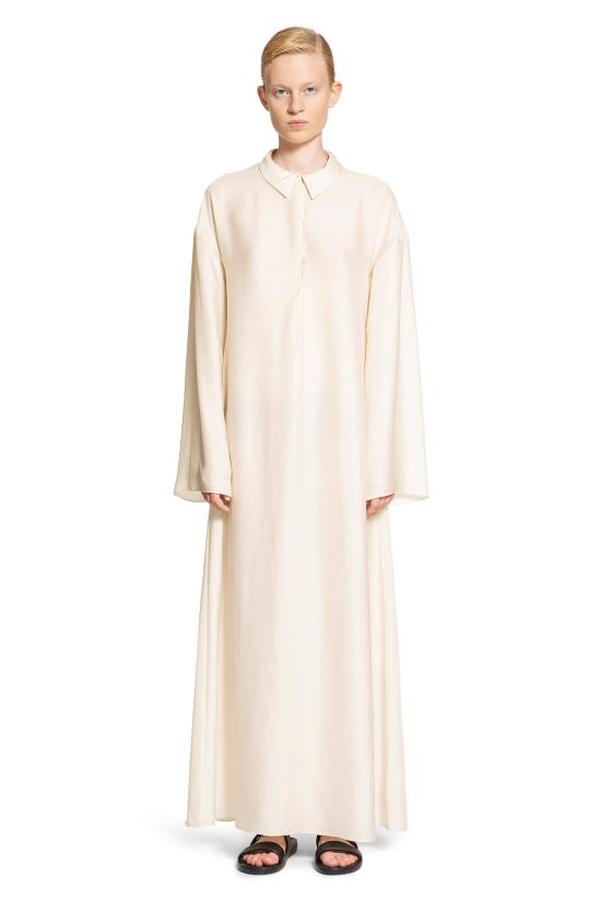  더로우 롱 원피스 8734W3673CRE Off white - THE ROW