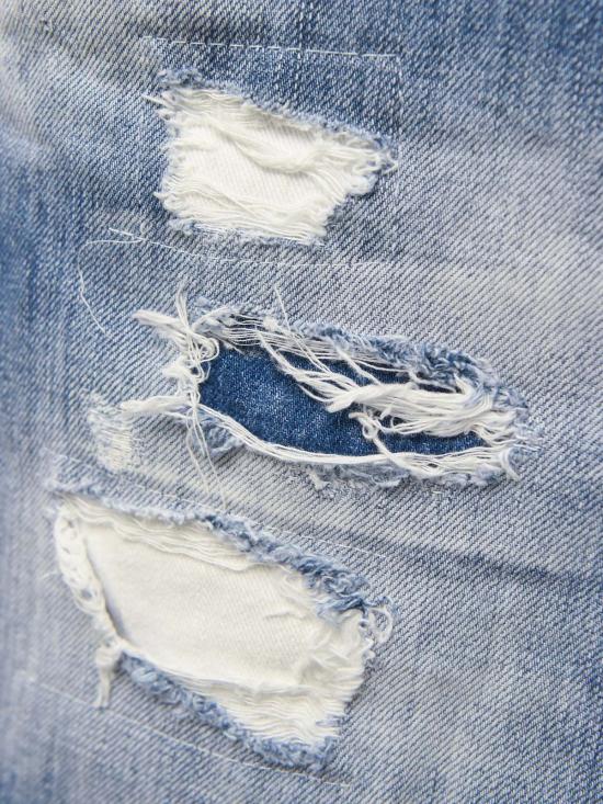  디스퀘어드2 데님 팬츠 디스트레스드 크롭 진 블루 - DSQUARED2