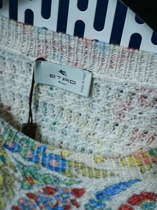  에트로 스웨터 Etro Dulcinea 플로럴 크루넥  멀티컬러 - ETRO