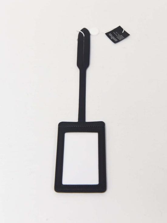  마르지엘라 캐리어 메종  4 스티치 러기지 태그 블랙 - MAISON MARGIELA