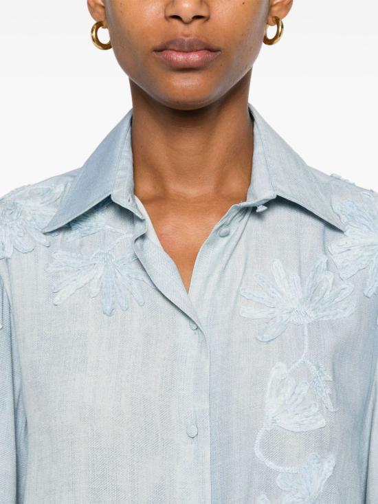 25SS 에르마노 설비노 셔츠 D462K757 EMYS4612 Clear Blue - ERMANNO SCERVINO