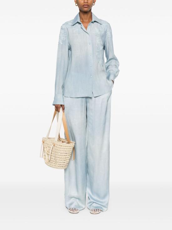 25SS 에르마노 설비노 셔츠 D462K757 EMYS4612 Clear Blue - ERMANNO SCERVINO