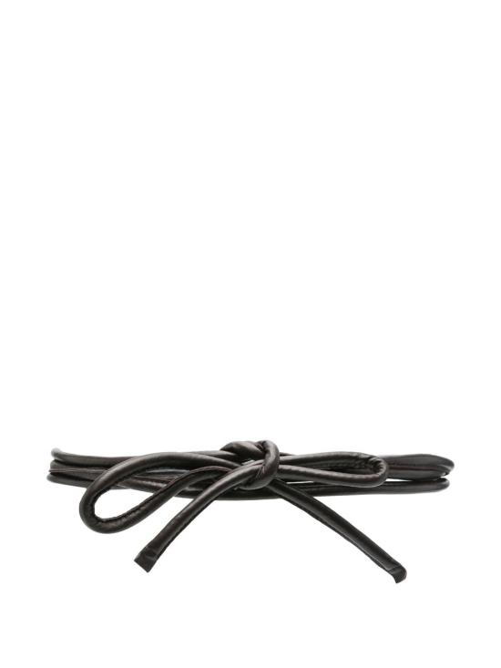 25SS 펄링바이지아니 슬림 벨트 CINTURAFILO NAPPATESTADIMORO Marrone scuro