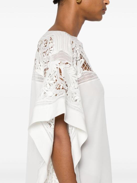 25SS 에르마노 설비노 숏 원피스 D462Q778 VKX10602 White - ERMANNO SCERVINO