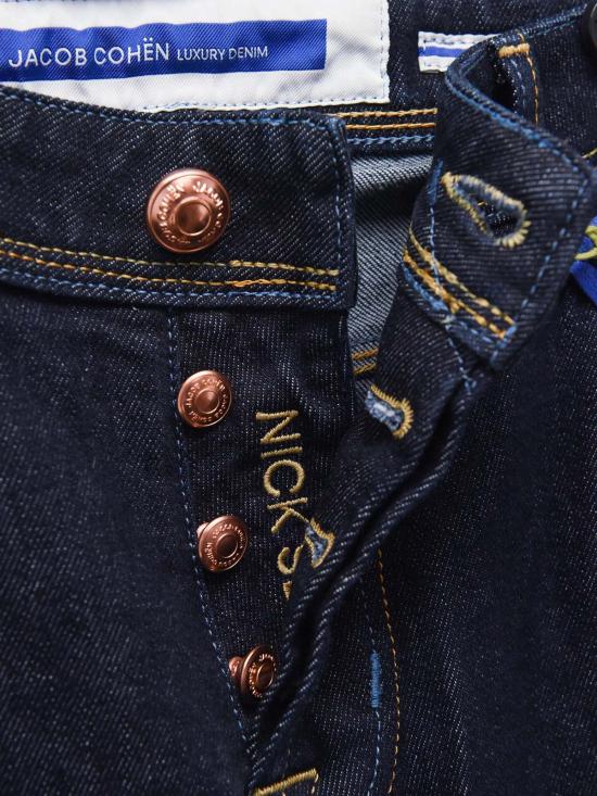 야콥코헨 데님 팬츠 제이콥 코헨 스트레이트 레그 데님 진 블루 - JACOB COHËN