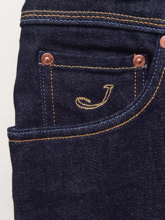  야콥코헨 데님 팬츠 제이콥 코헨 스트레이트 레그 데님 진 블루 - JACOB COHËN