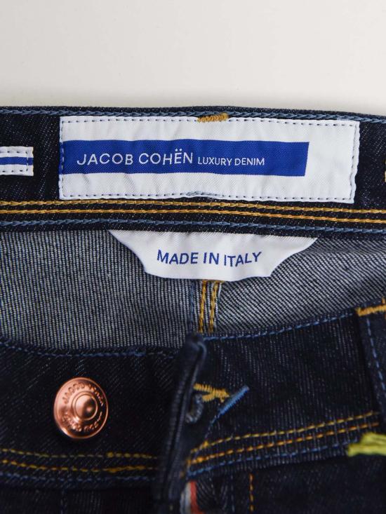  야콥코헨 데님 팬츠 제이콥 코헨 스트레이트 레그 데님 진 블루 - JACOB COHËN
