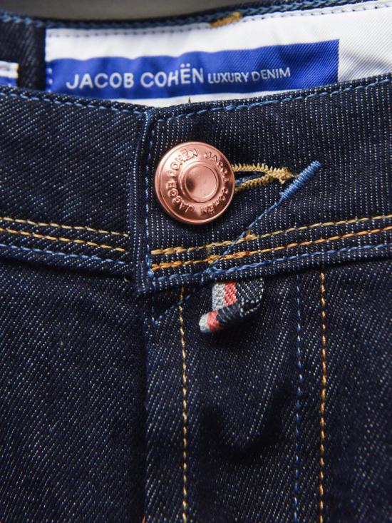  야콥코헨 데님 팬츠 제이콥 코헨 스트레이트 레그 데님 진 블루 - JACOB COHËN