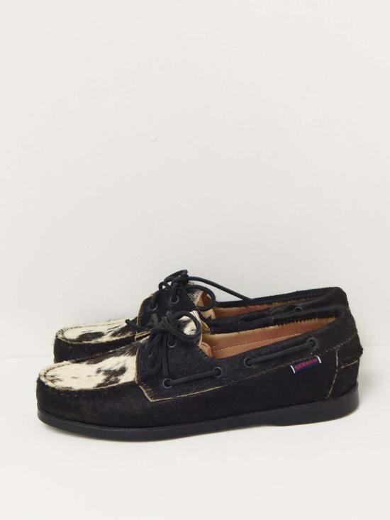  세바고 부츠 독사이드 포틀랜드 로우 슈즈 블랙/화이트 - SEBAGO