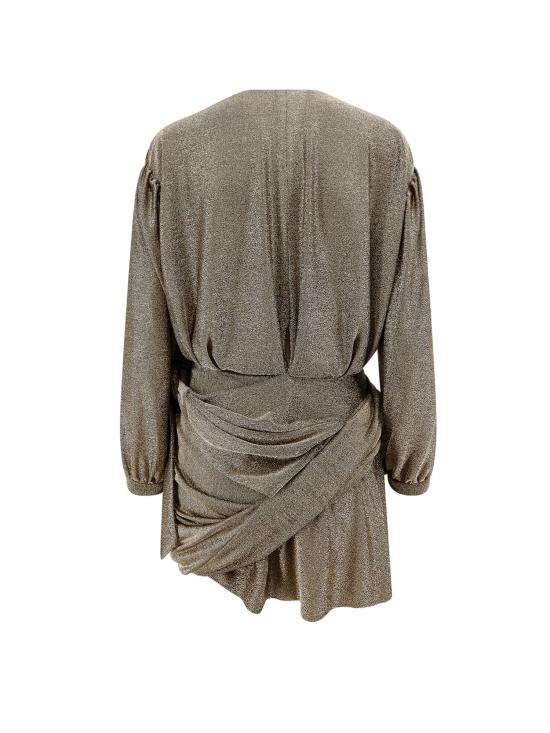 25SS 발렌시아가 미디 원피스 772748 TPV271075 GOLD - BALENCIAGA