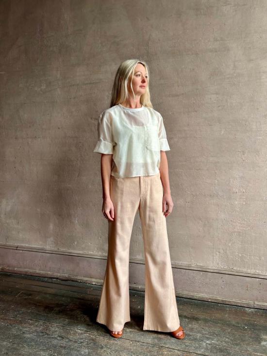  티더블유피 반팔 티셔츠 Twp New Ex T Top 아이보리 - TWP