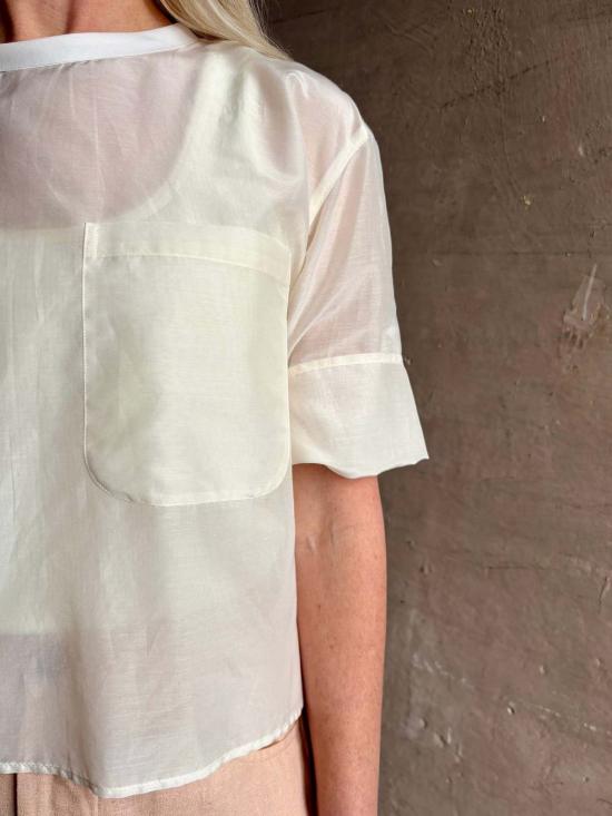  티더블유피 반팔 티셔츠 Twp New Ex T Top 아이보리