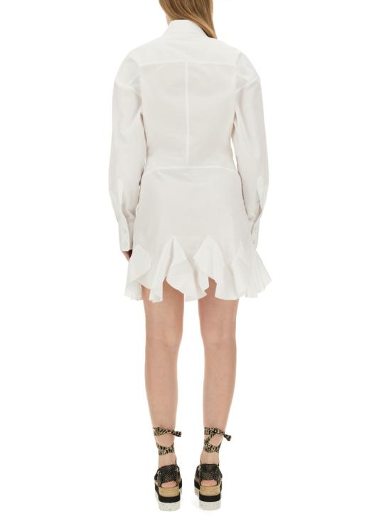 25SS 스텔라 맥카트니 미디 원피스 6A0366 SMA909000 WHITE - STELLA MCCARTNEY