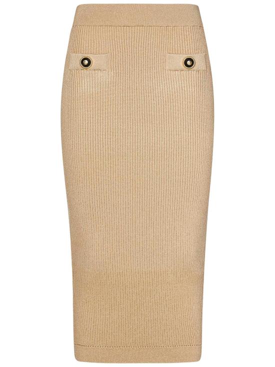 25SS 발망 스커트 EF1LD022KI10 0DC NUDE