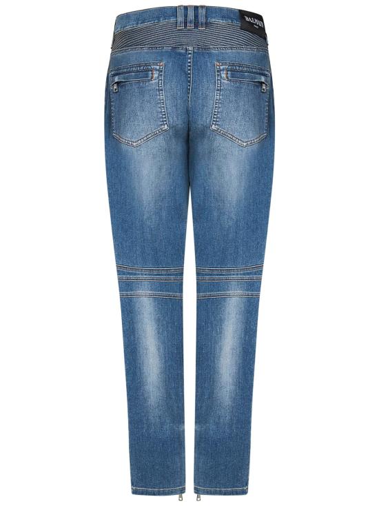 25SS 발망 데님 팬츠 EH1MG115DF44 6FF BLUE - BALMAIN