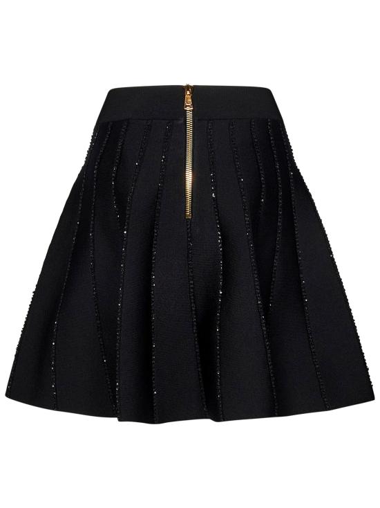 25SS 발망 스커트 EF1LB929KI15 0PA BLACK - BALMAIN