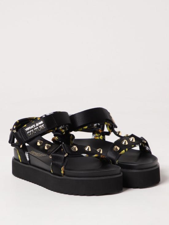 25SS 베르사체 뮬/슬리퍼 78VA3SM2ZS187G89 BLACK DOM - VERSACE