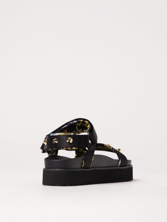 25SS 베르사체 뮬/슬리퍼 78VA3SM2ZS187G89 BLACK DOM - VERSACE