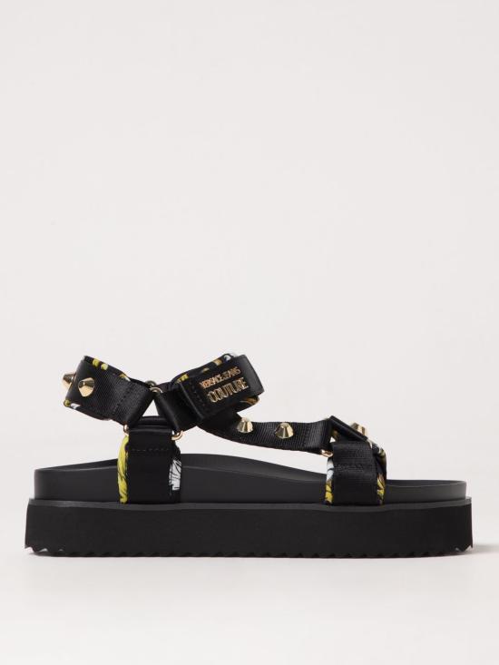 25SS 베르사체 뮬/슬리퍼 78VA3SM2ZS187G89 BLACK DOM