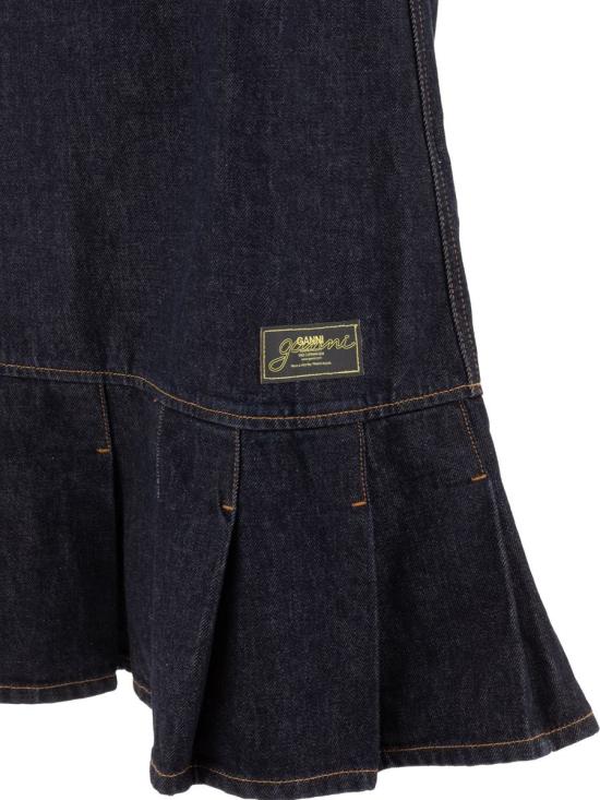 25SS 가니 숏 원피스 J1622077 RINSE DENIM DOM - GANNI