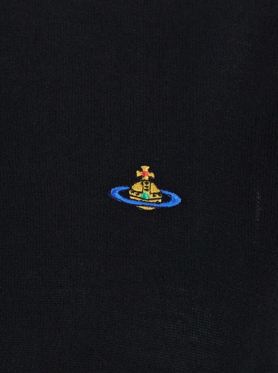 25SS 비비안웨스트우드 BEA 베아 크롭 가디건 1803002UY003FN401 BLACK DOM - VIVIENNE WESTWOOD