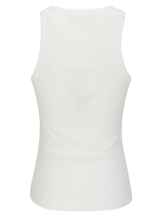 25SS 가니 민소매 티셔츠 T3897151 BRIGHT WHITE DOM - GANNI