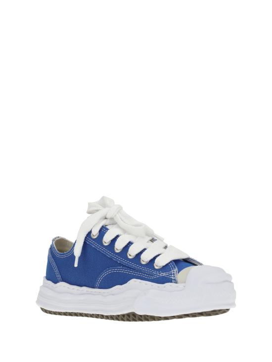 26SS 메종 미하라 야스히로 행크 OG 솔 캔버스 로우탑 A05FW702 CLBLUE LIGHT BLUE - MAISON MIHARA YASUHIRO