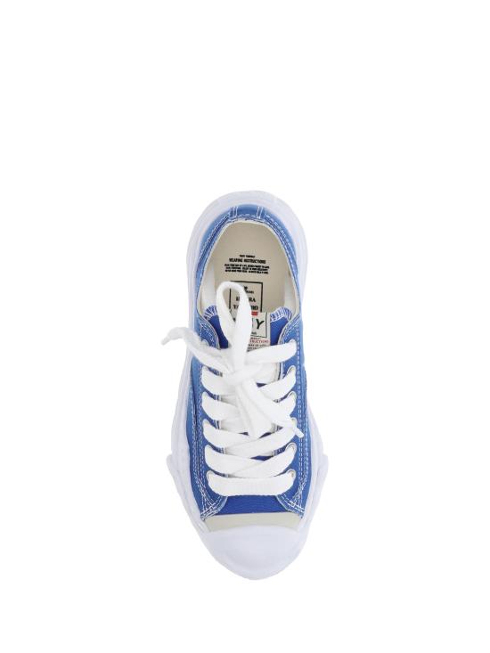 26SS 메종 미하라 야스히로 행크 OG 솔 캔버스 로우탑 A05FW702 CLBLUE LIGHT BLUE - MAISON MIHARA YASUHIRO