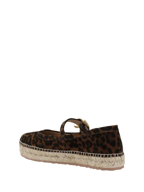 25SS 지안비토로시 플랫 슈즈 G2236605GOMVLULEPA LEOPARDPRI BROWN - GIANVITO ROSSI
