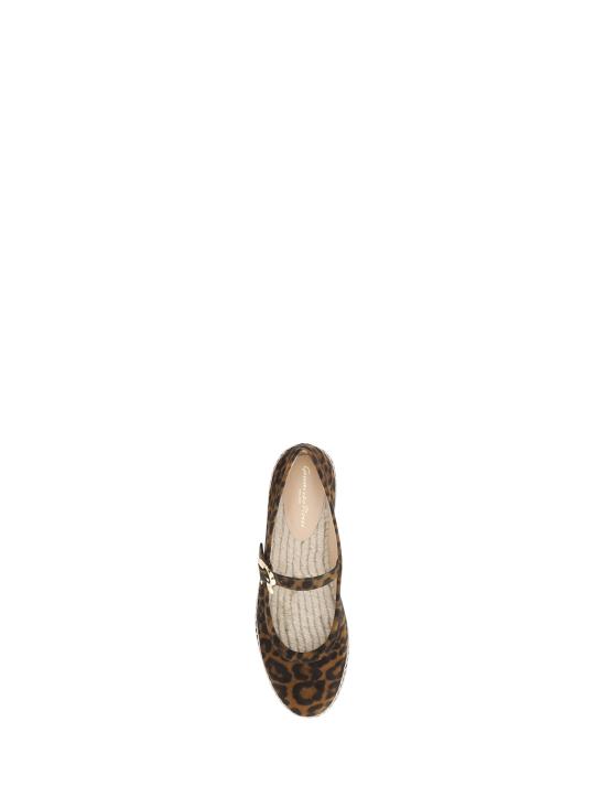 25SS 지안비토로시 플랫 슈즈 G2236605GOMVLULEPA LEOPARDPRI BROWN - GIANVITO ROSSI