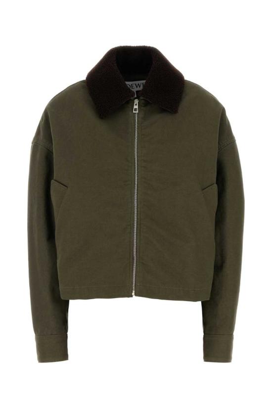 25SS 로에베 자켓 S359Y02XD0 KHAKIGREEN